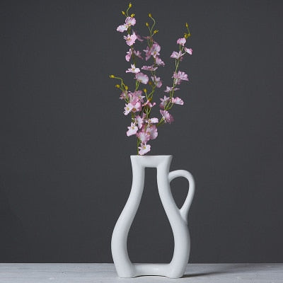 Modern Ceramic Silhouette Vase