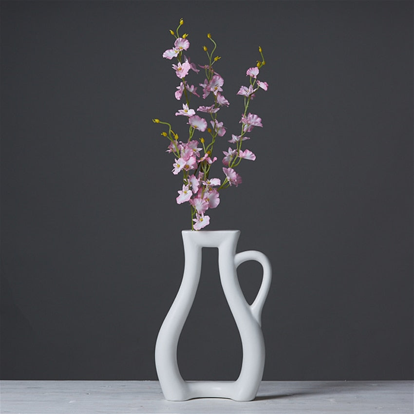 Modern Ceramic Silhouette Vase