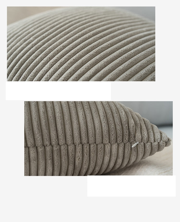Corduroy Decorative Cushion Cover