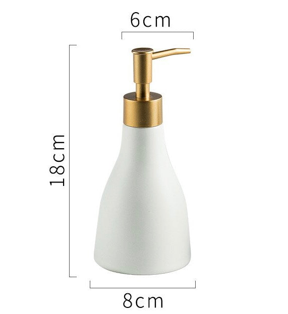 Modern Matte Ceramic Soap Dispenser