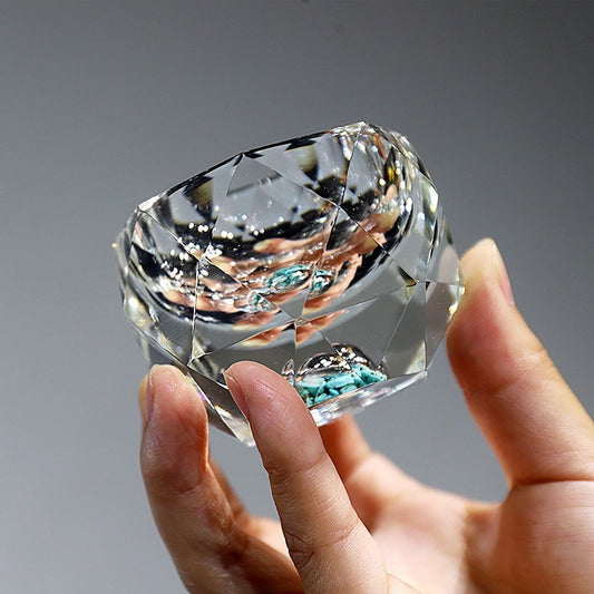 Crystal Diamond Cut Shot Glasses