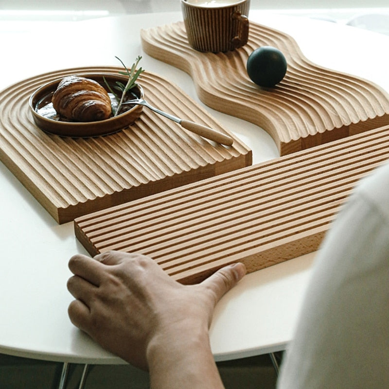 Modern Geo-Ripple Tray