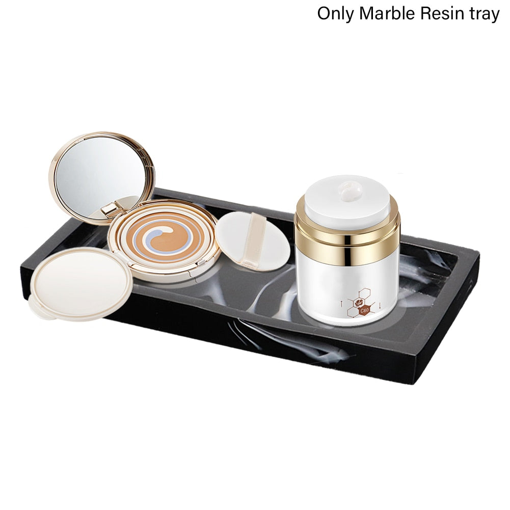 Chic Marble Vanity Tray