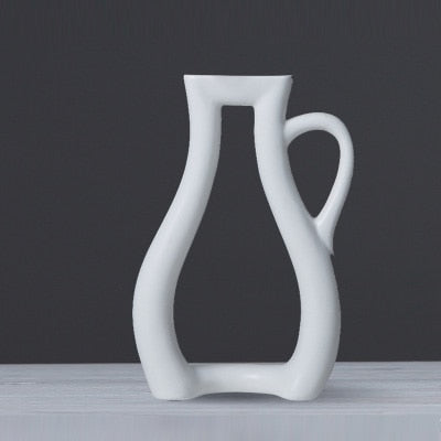 Modern Ceramic Silhouette Vase