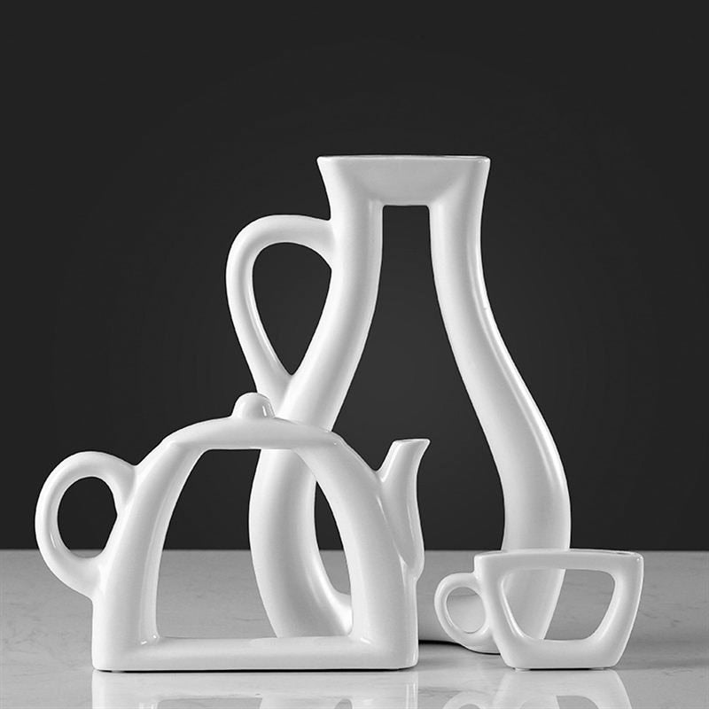 Modern Ceramic Silhouette Vase