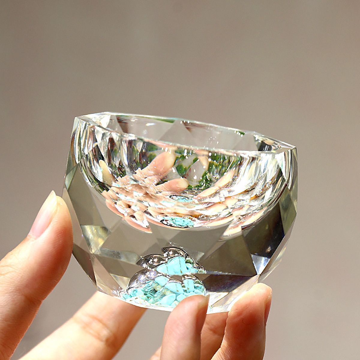 Crystal Diamond Cut Shot Glasses